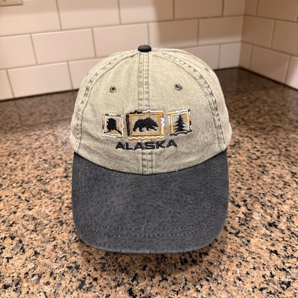 Arctic Circle Alaska Souvenir Baseball Cap Embroidered Bear Adjustable Hat